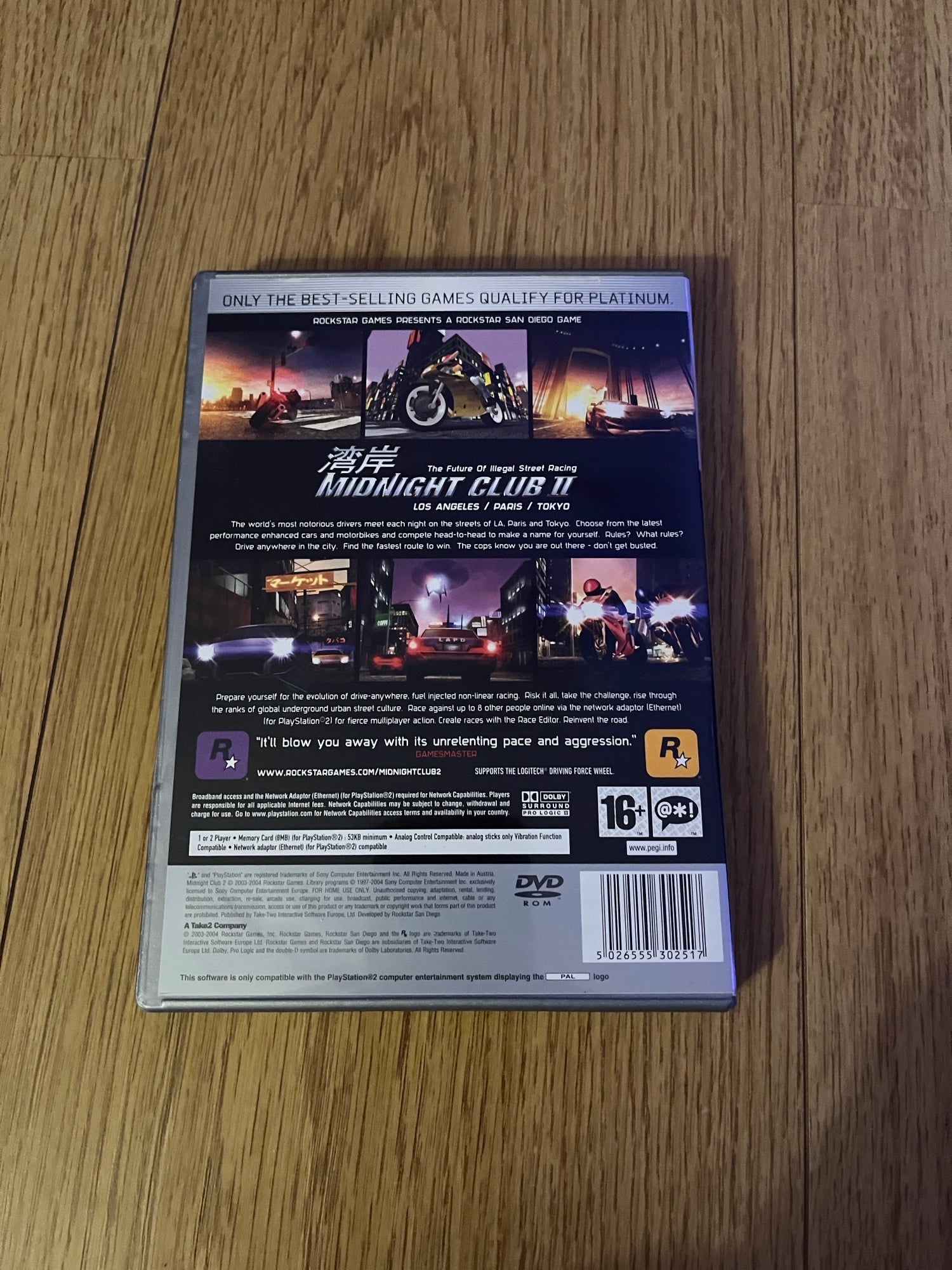 Midnight Club 2 (Platinum)